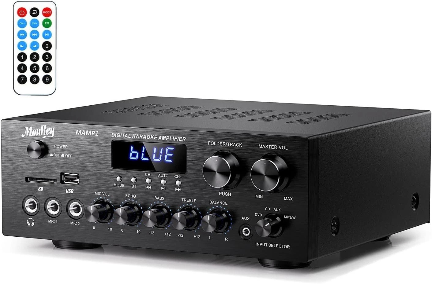 Bluetooth Stereo Receiver with HD LED Display