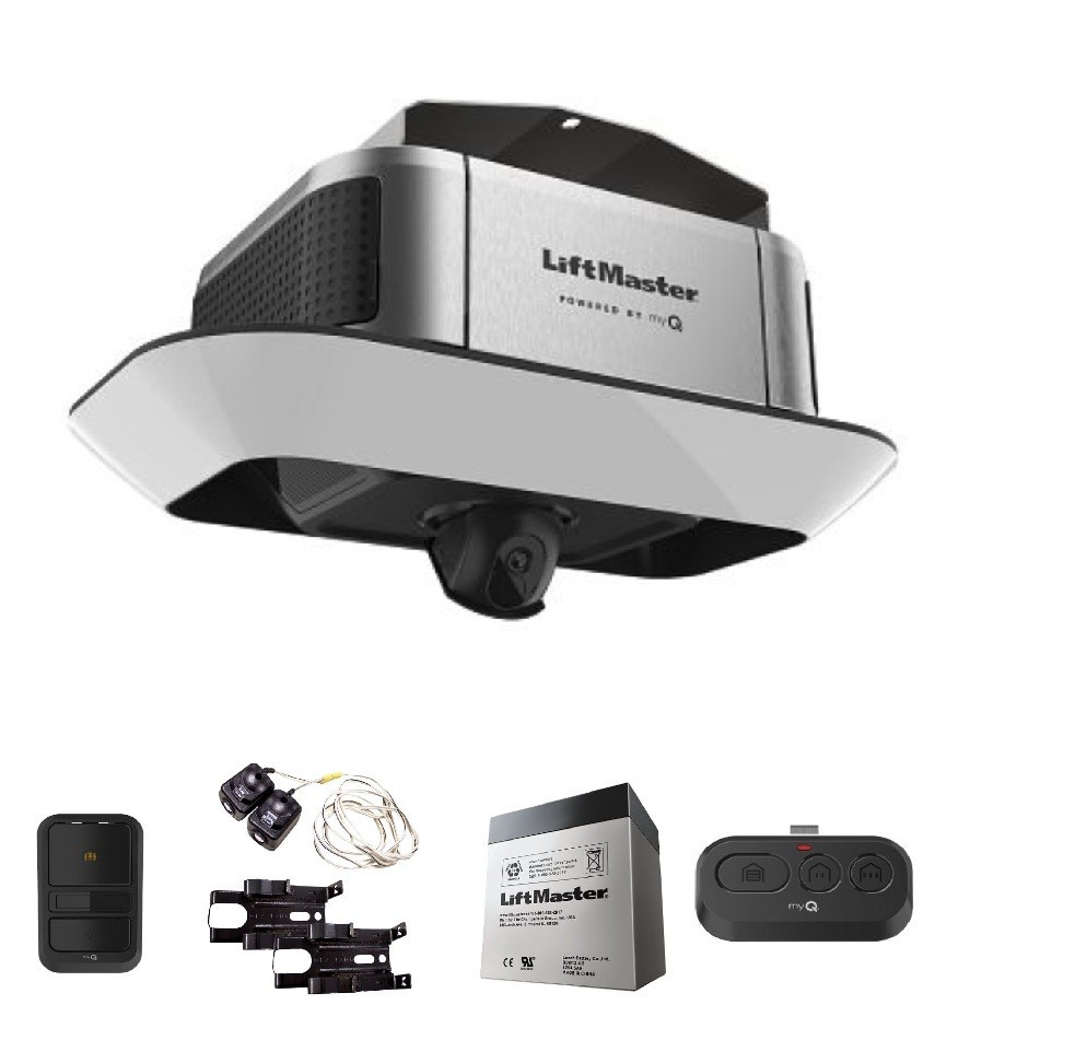 Liftmaster 6690L Premium BELT Drive Garage Door Opener / Camera & Battery Backup