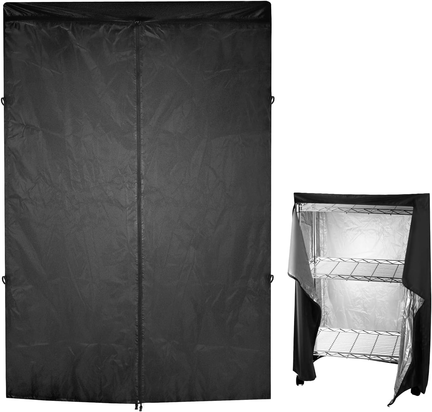 High Density Waterproof/Dustproof Storage Shelf Cover, Fits Racks 48"L X 19"D X