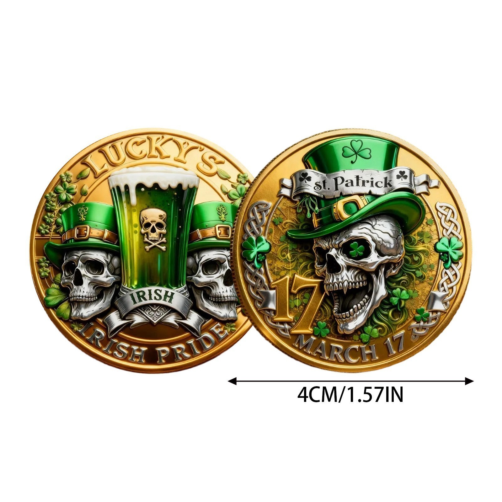Saint Patrick's Day IRISH PRIDE MARCH 17 Commemorative Coin