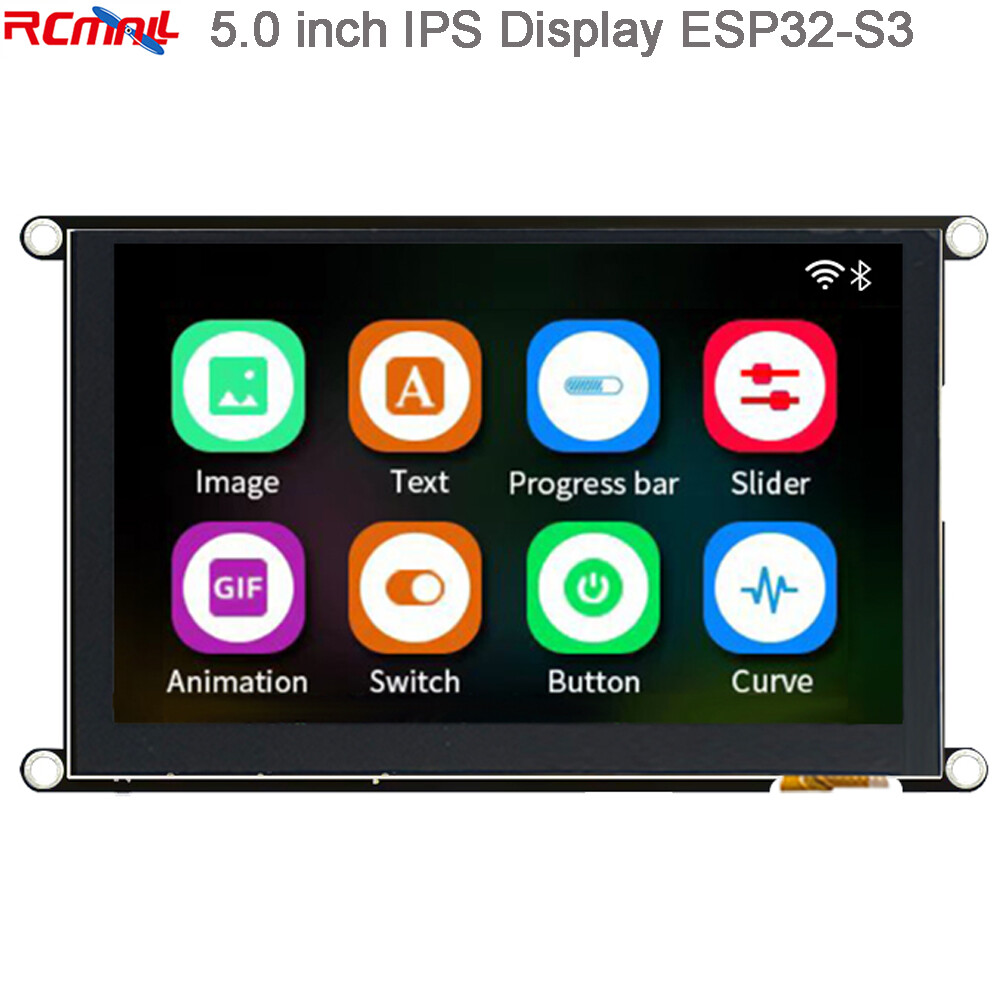 5 inch ESP-S3 ESP32 TFT LCD Display Screen JC8048W550 Module 800x480 ST7262