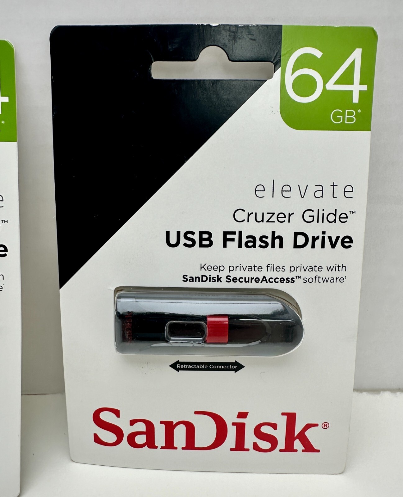 x2 SanDisk USB Flash Drive 64gb Cruzer Glide USB 2.0