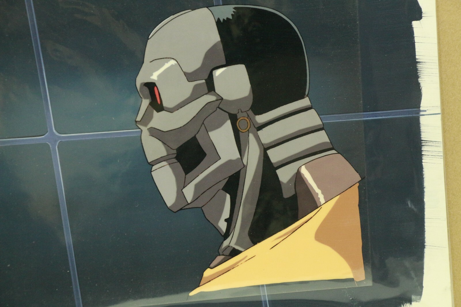 Kurogane Communication REEVES Hand Painted Animation Cel & Background (4-7)