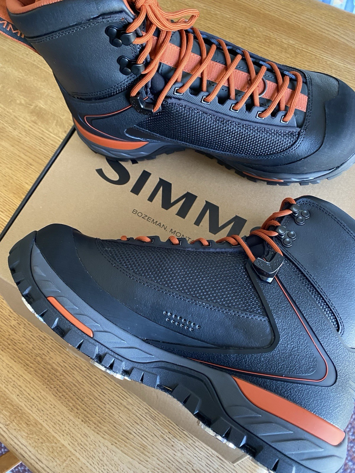 Simms Men's G4 PRO Powerlock Wading Boots Felt Sole Size 12 New with Box
