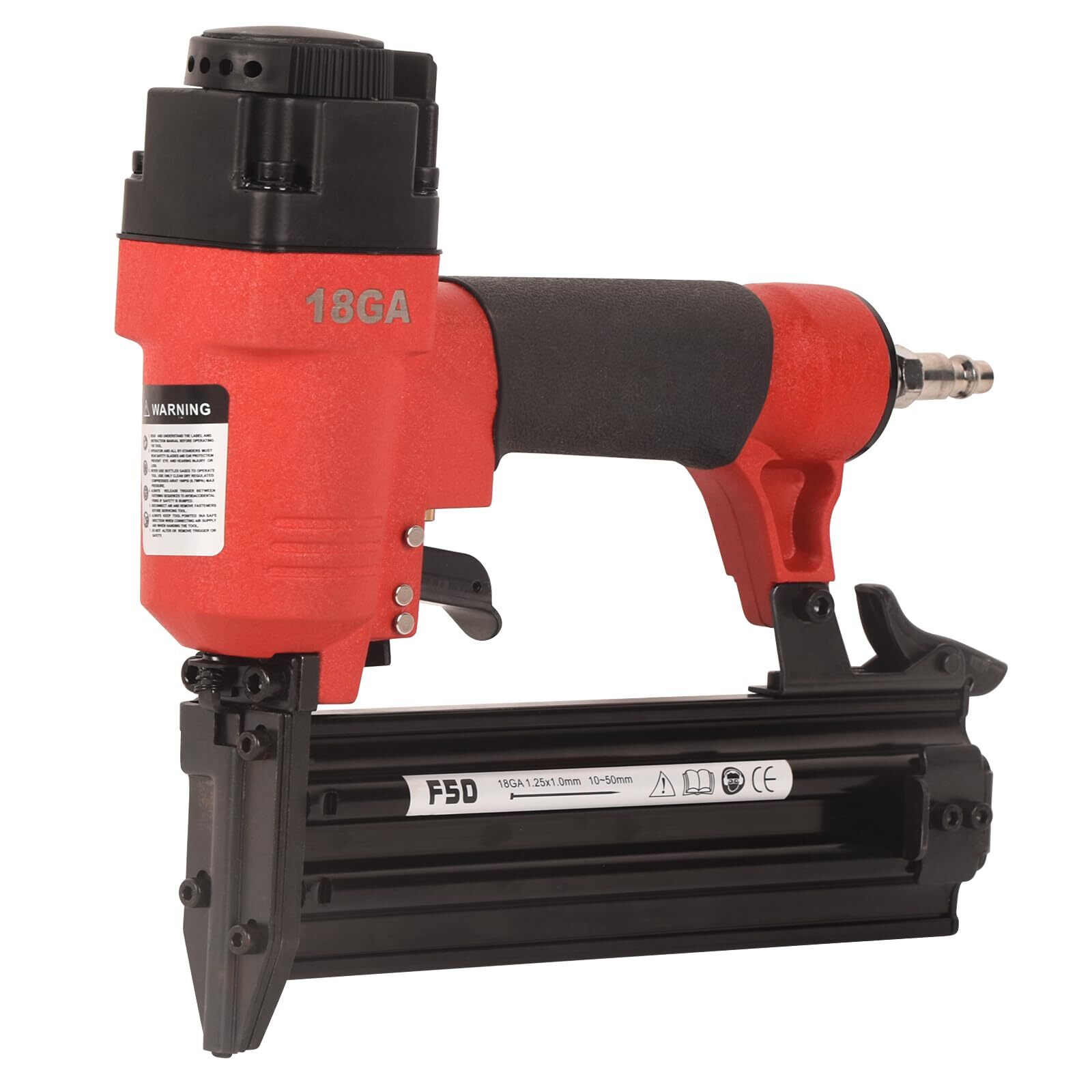 18-Gauge 3/8-inch to 2-inch pneumatic / air Brad Nailer Nail Gun for Carpentry