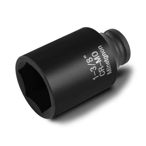 6 Point Impact Socket CR-MO 1-3/8 Deep 1/2 Drive Impact Socket