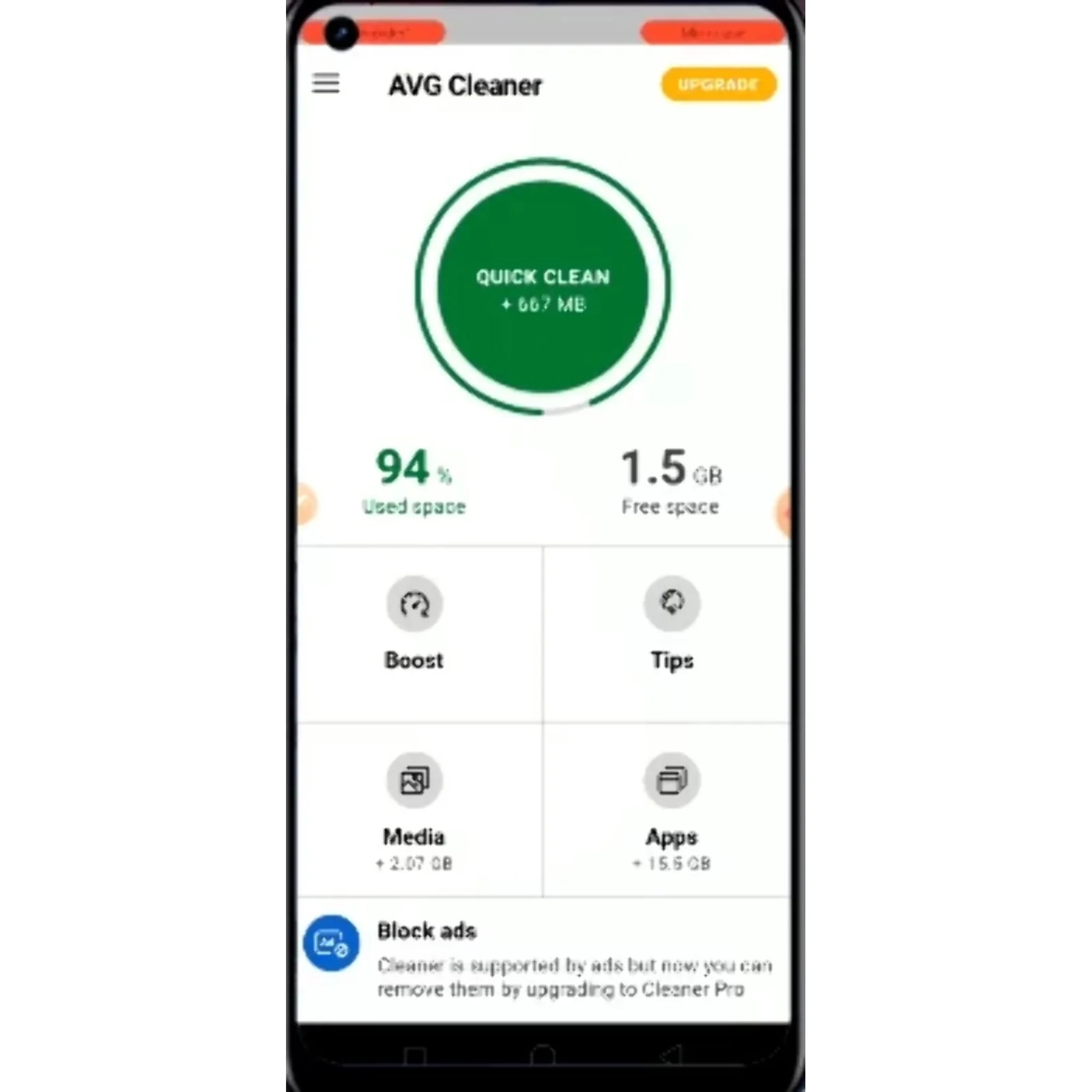 AVG Cleaner Pro 2026 for Android 1 Year 1 Device