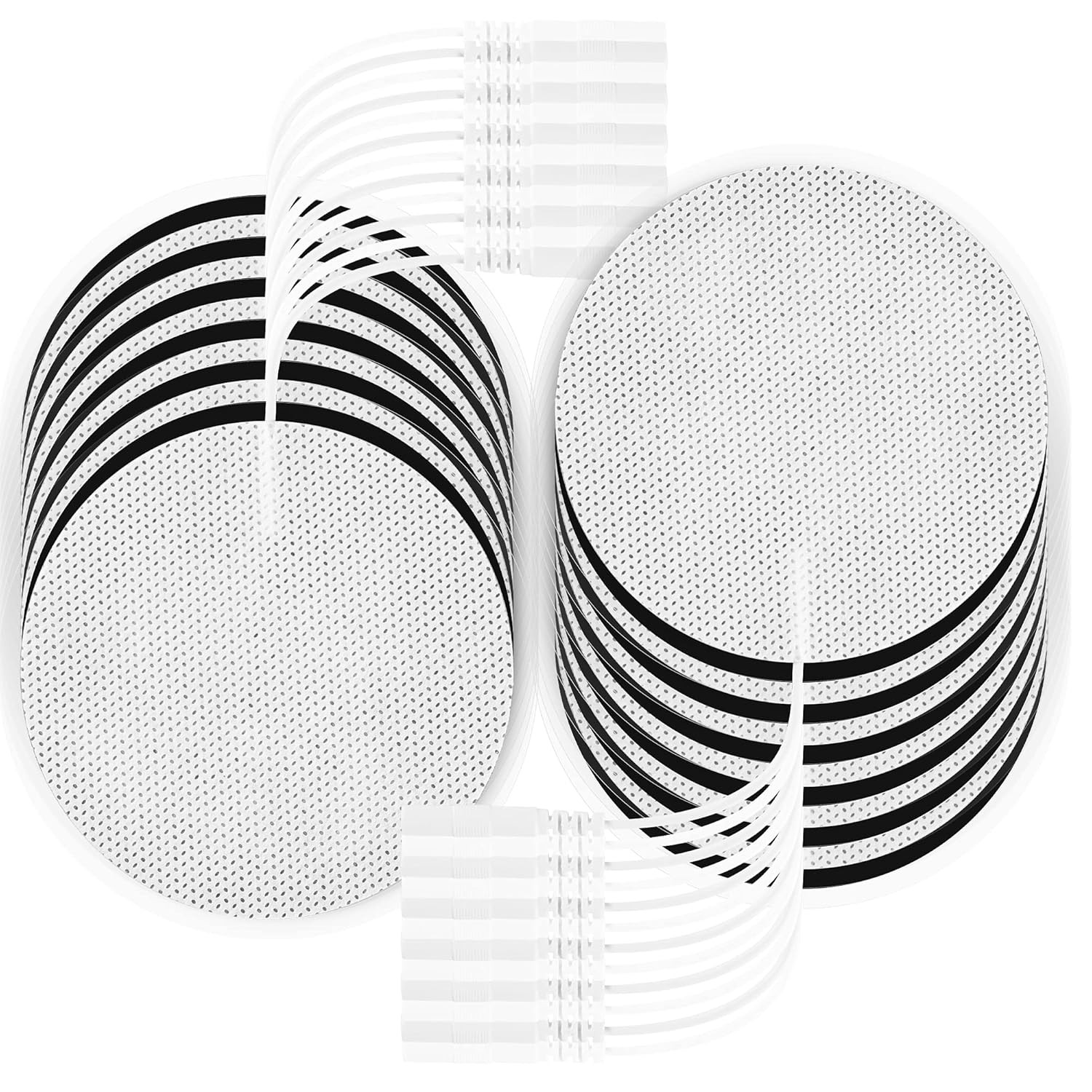 TENS Unit Pads 3" Round Electrodes - Compatible with Most Machines,...