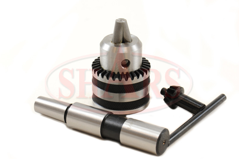 1/4" Heavy Duty Sleeve Bearing Key Drill Chuck 1JT 1/2" Arbor Shank P[