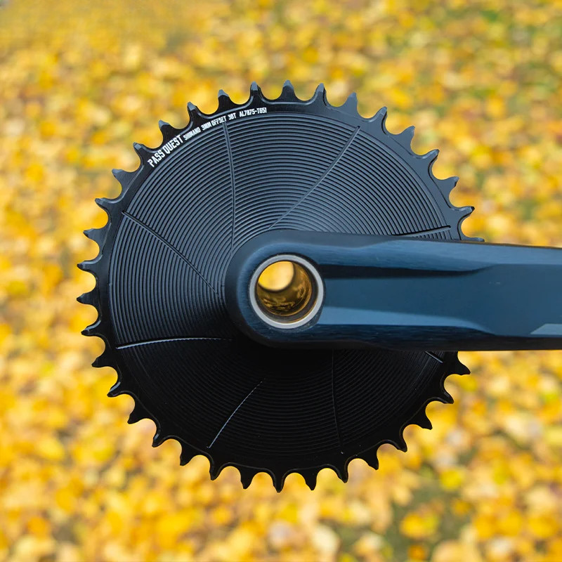 3mm Offset AERO Round for Direct Mount Crank Narrow Wide Chainring 28-38T