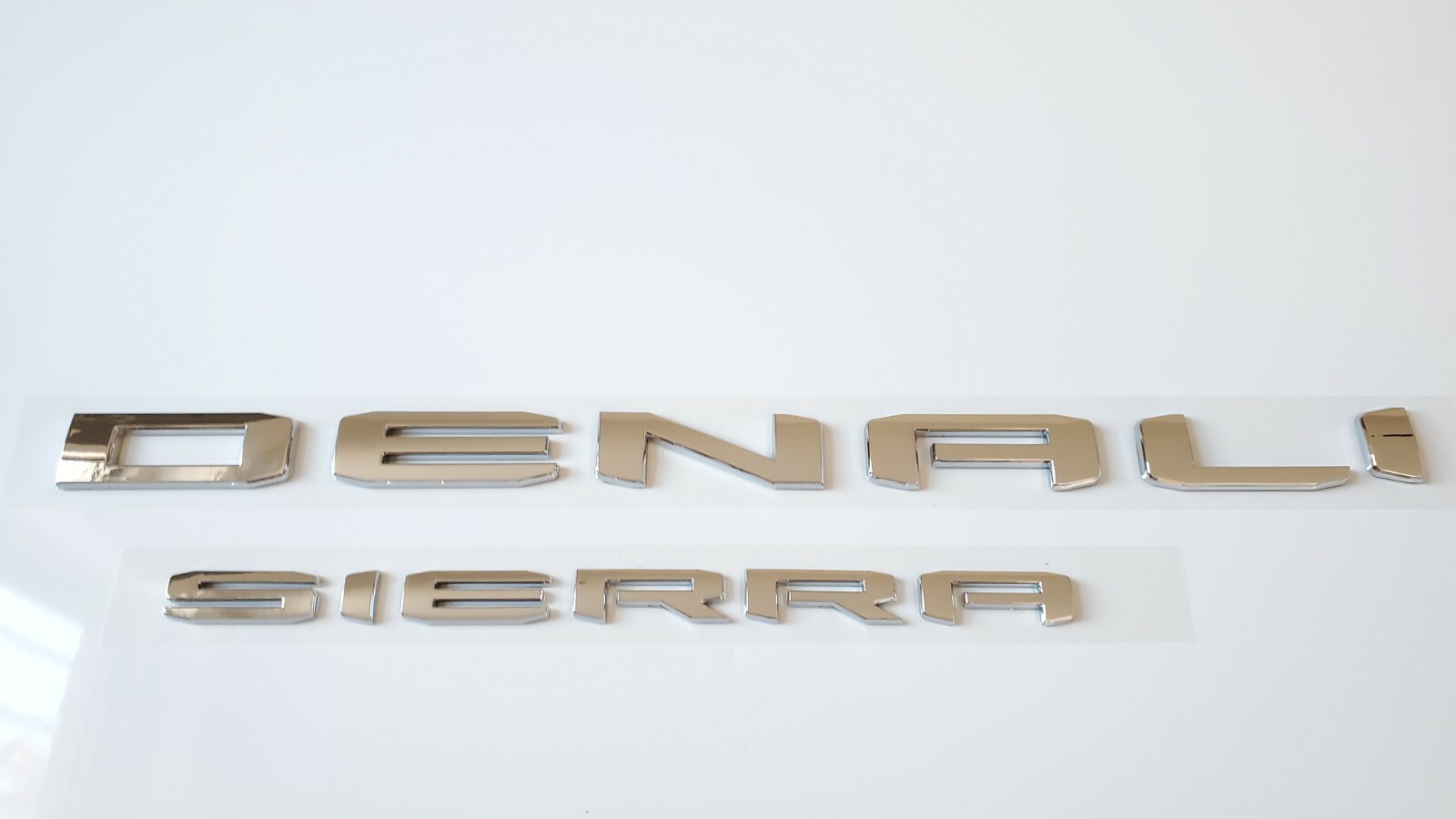 Chrome Rear Tailgate DENALI Sierra Emblem GMC Sierra 1500 2500hd 3500hd