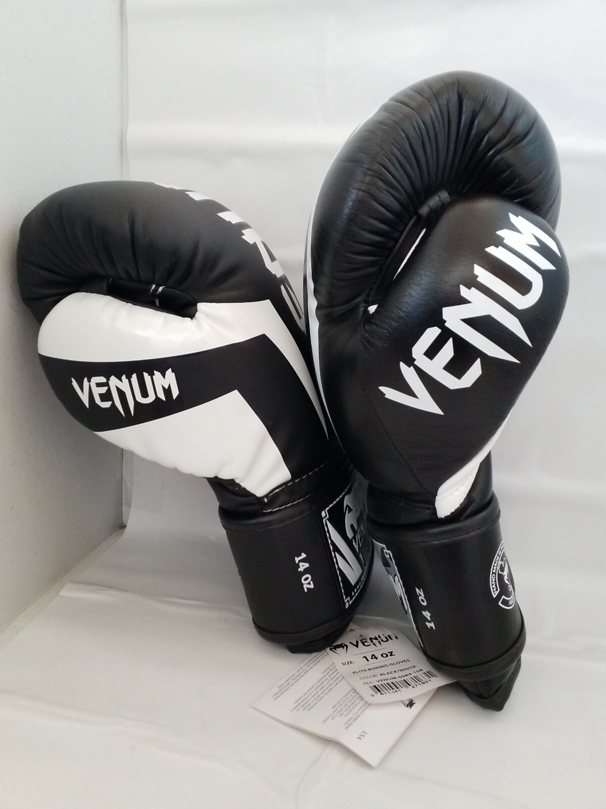 Venum Elite Hook and Loop Training Boxing Gloves