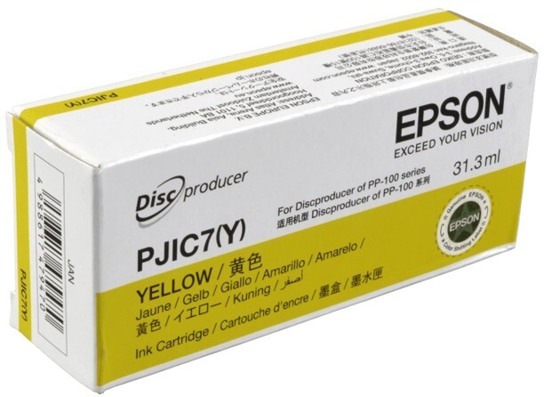 Epson Discproducer PP-100/PP-50 YELLOW Ink Cartridge (C13S020692) 1-Piece