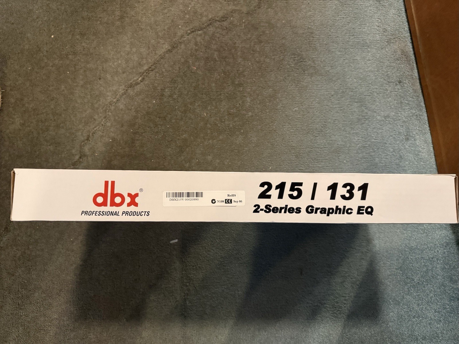 DBX 2-Series Graphic EQ 215/131 Equalizer Open Box Brand New