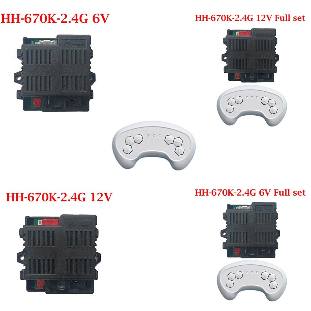 Brand New Remote Control Receiver 6V Children Electric Car HH-670K-2.4G