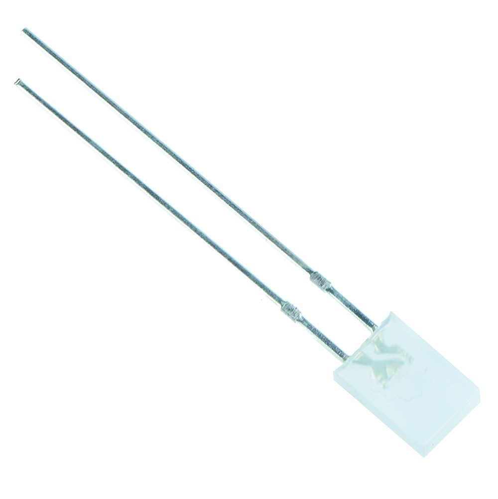 50 x Blue 3 x 2mm Rectangular LED 60mcd 100°