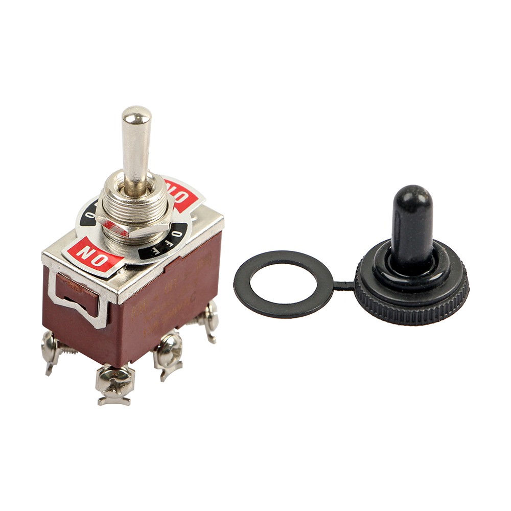 3X Heavy Duty DPDT ON/OFF/ON Toggle Switch 20A 125V/15A 250V Screw Terminals