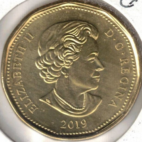 2019 Canada Brilliant Uncirculated One Dollar QEII & Loonie Coin