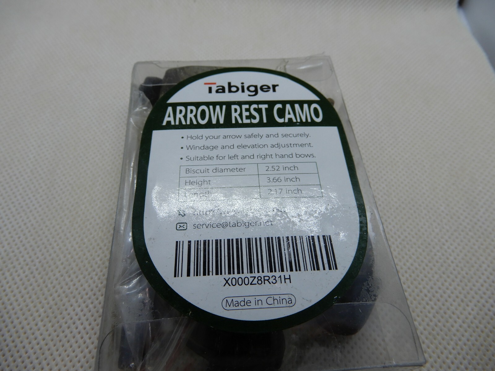 TABIGER ARCHERY ARROW REST CAMO