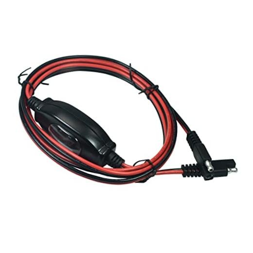 FILSHU 12V SAE to SAE Quick Release Adapter, 6.6FT/2M 6.6 FT (Pack of 1)