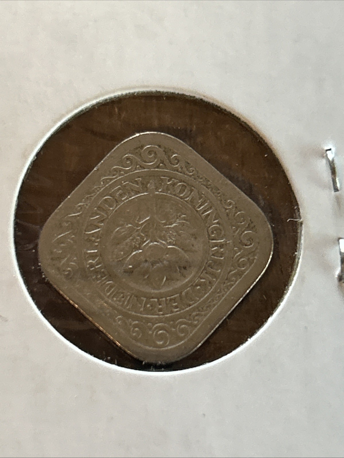 1923 Netherlands 5 Cent Coin