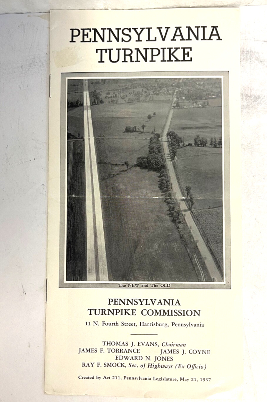 Oklahoma Texaco Map & Pennsylvania Turnpike Guide