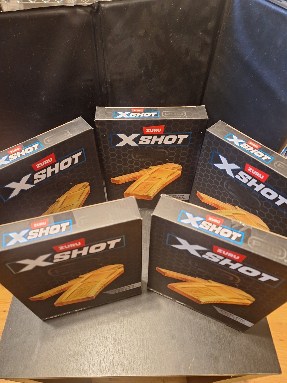ZURU X-Shot Pro Clips Lot of 5 – Full & Half Clip – NEW IN BOX – Clips Only