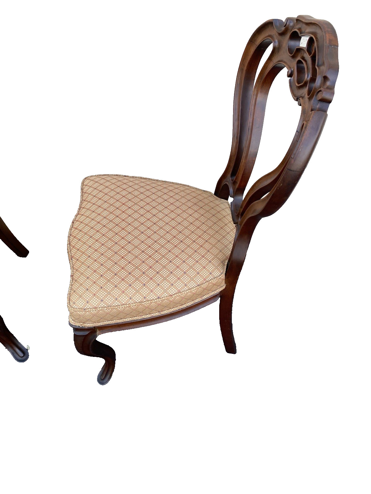 66456 Pair Antique Victorian Side Chair s