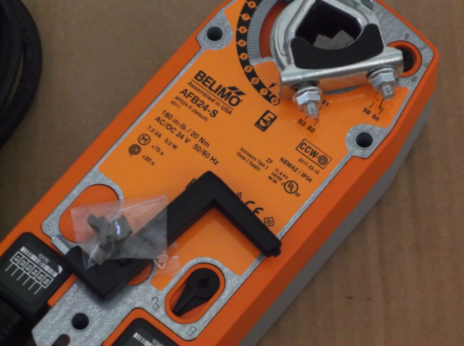 Belimo AFB24-S Spring Return Actuator 24 V AC/DC NEW