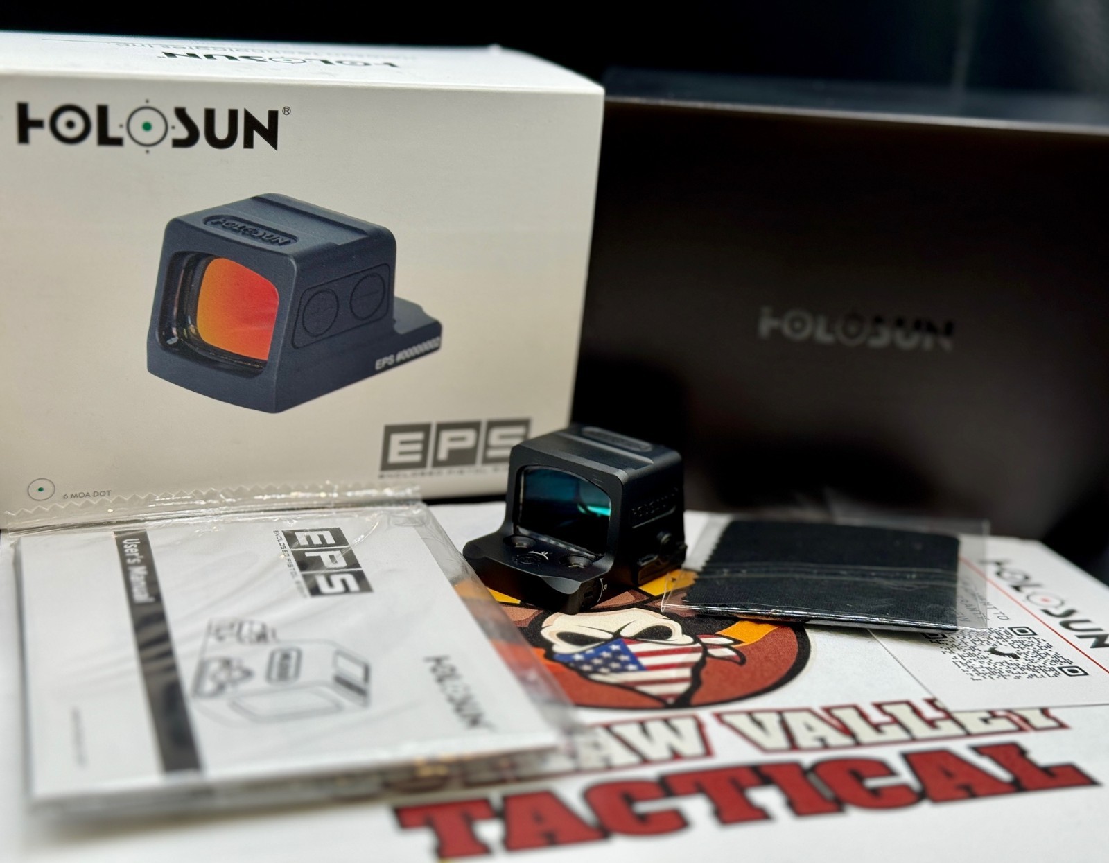HOLOSUN EPS Carry 6 MOA Green Dot Sight - Black