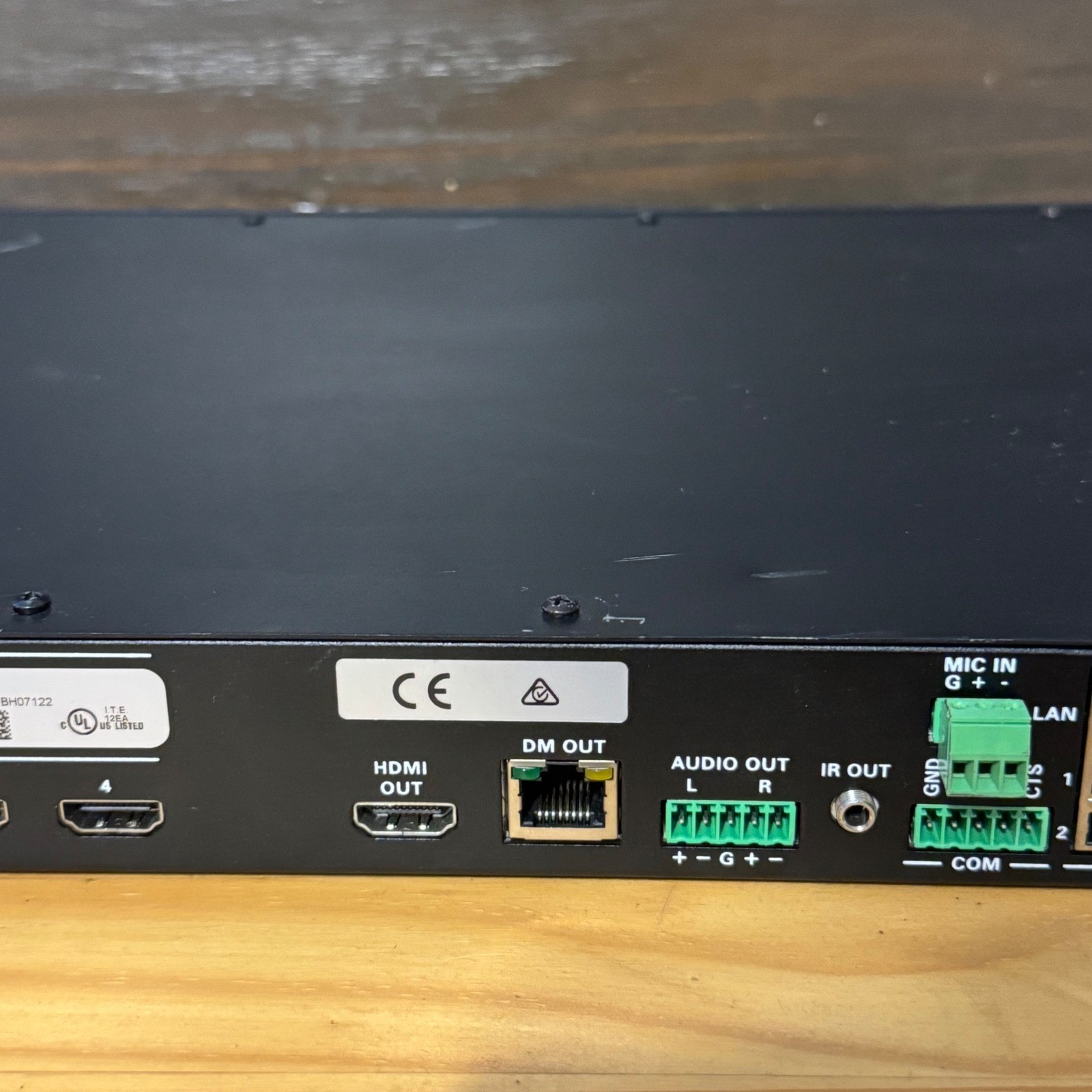 Crestron DMPS3-4K-100-C 3-Series 4K DigitalMedia Presentation System Black Good