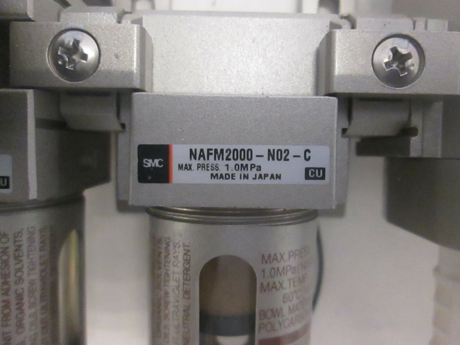 SMC Air Regulator Assy, Used