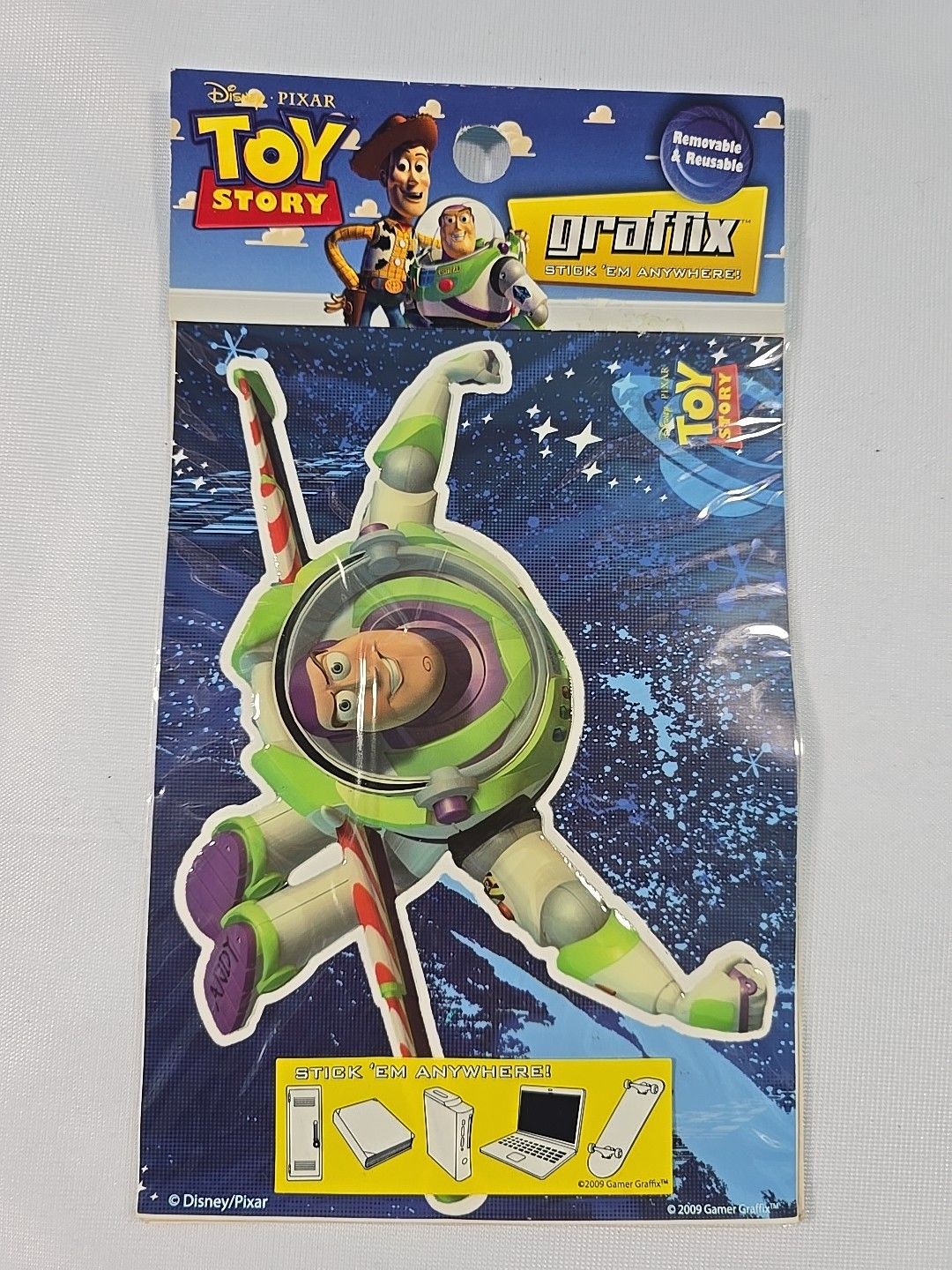 Toy Story BUZZ LIGHTYEAR Gamer Graffix Laptop Locker Decal Removable Sticker