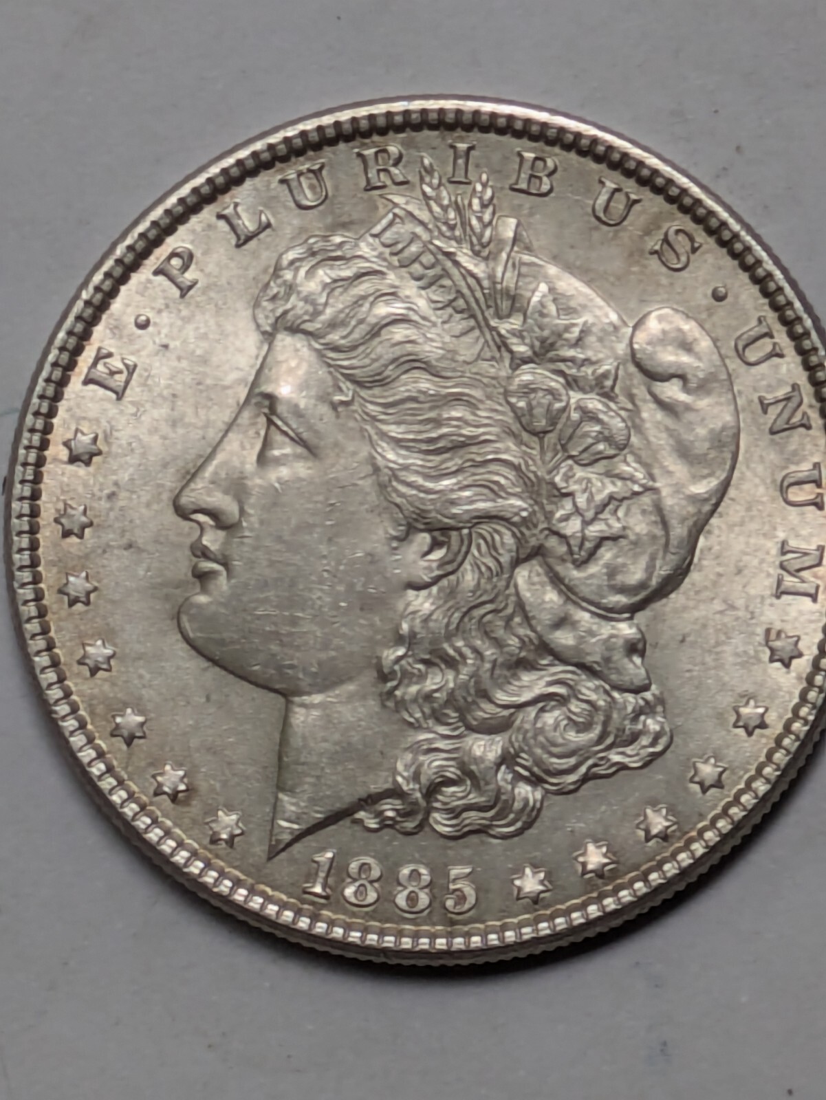 1885 P Morgan Silver Dollar  Uncirculated $1