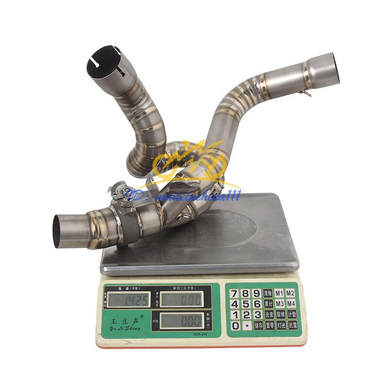 For Ducati Multistrada 950 V2 2017-2020 Exhaust Mid Pipe Connector Tube Titanium