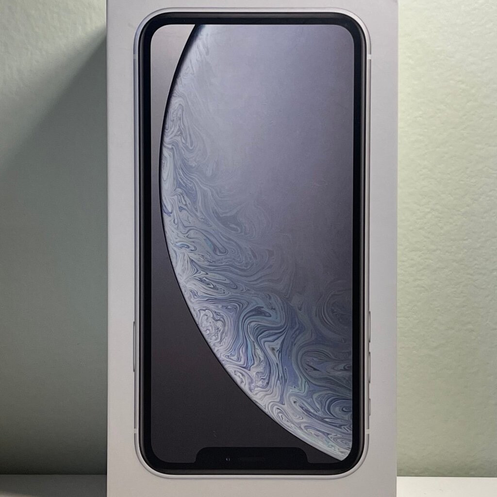 Apple iPhone XR White, 64gb. Box Only With Inserts. (No Phone). Fast Shipping.