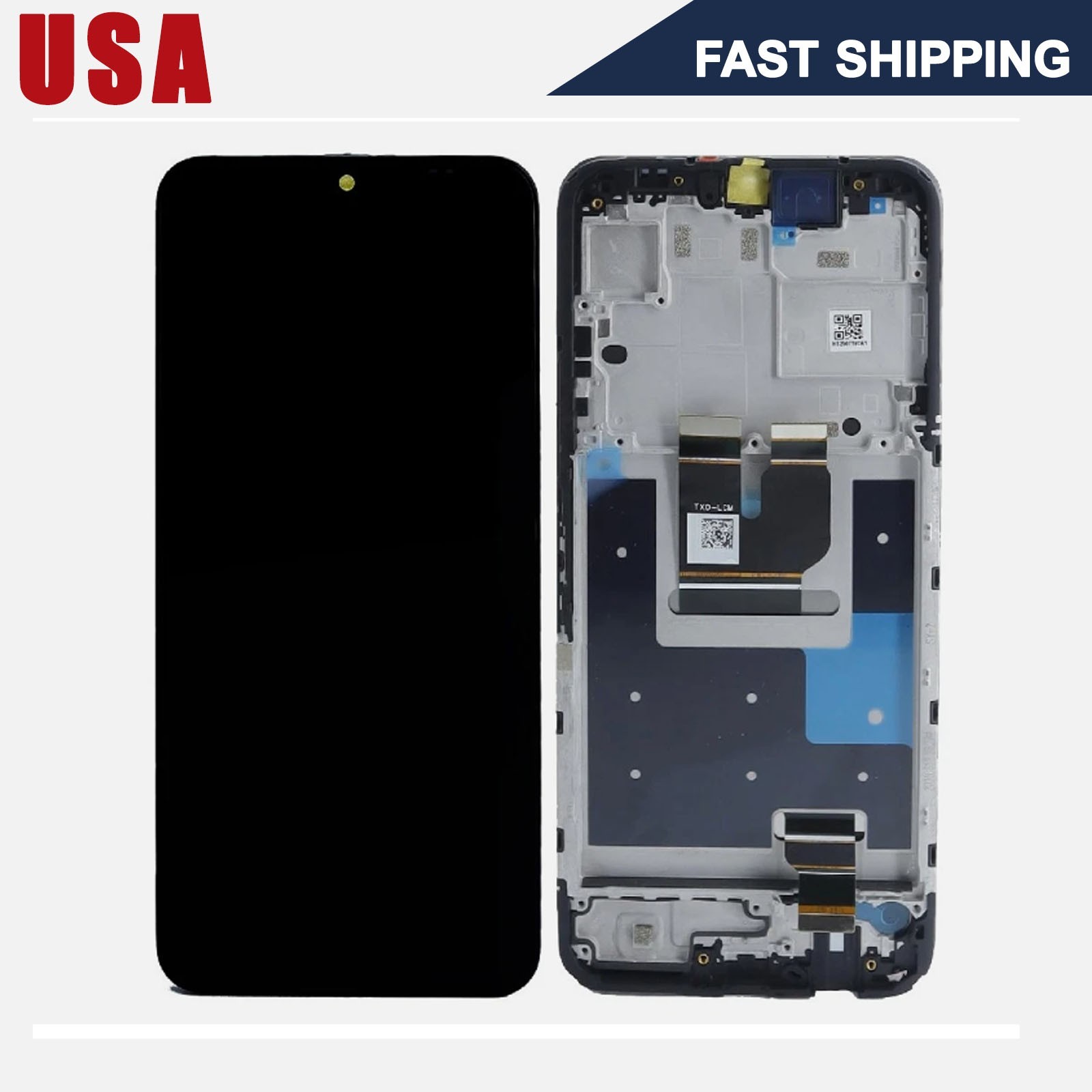 Replacement LCD Touch Screen Digitizer Frame For T-Mobile Revvl 8 5G TMRV085G