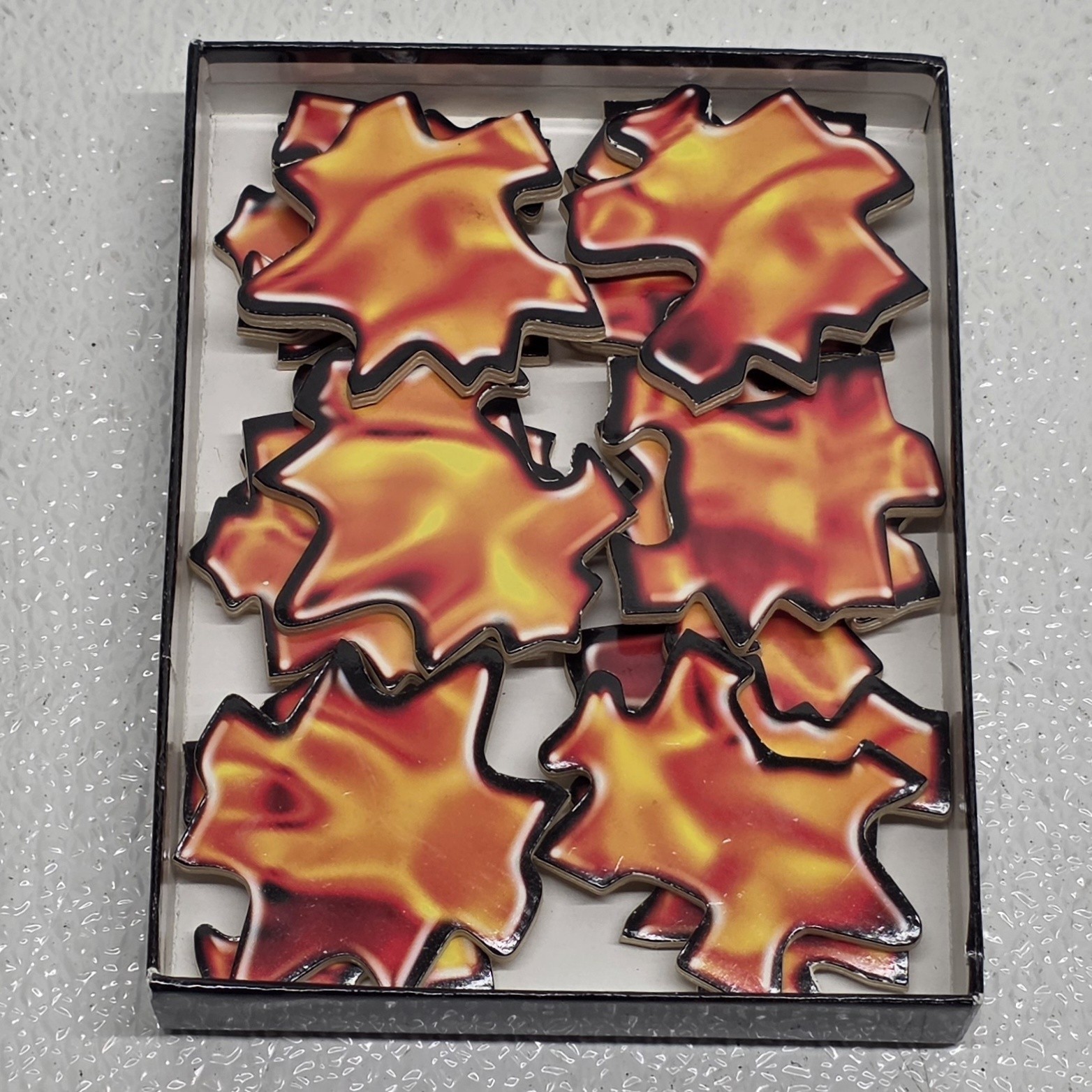Fire Plexle Wooden Shape-Shifting Puzzle 2008 MindWare Complete
