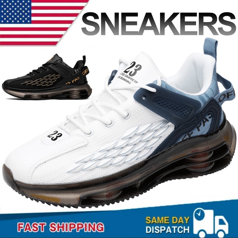 Mens Sports Shoes Casual Athletic Jogging Tennis Breathable Non-slip Comfortable
