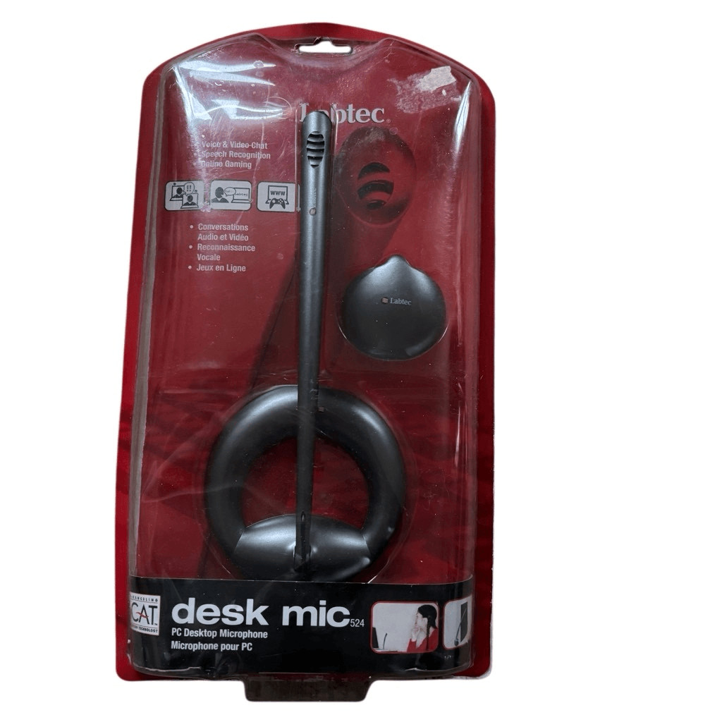 Labtec Desk Mic PC Desktop Microphone *New*