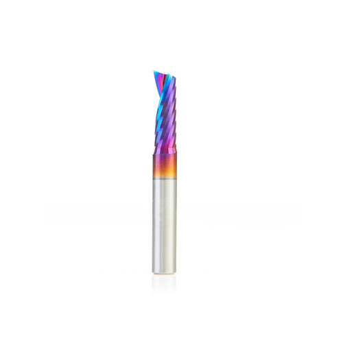 Amana Tool 51404-K Plastic Up-cut Spiral Single O Flute 1/4 x 3/4 x1/4 SC Bit