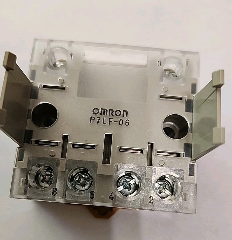 Omron P7LF-06 DIN Mount Relay Socket / Base, 6 Position, 277VAC, 30A