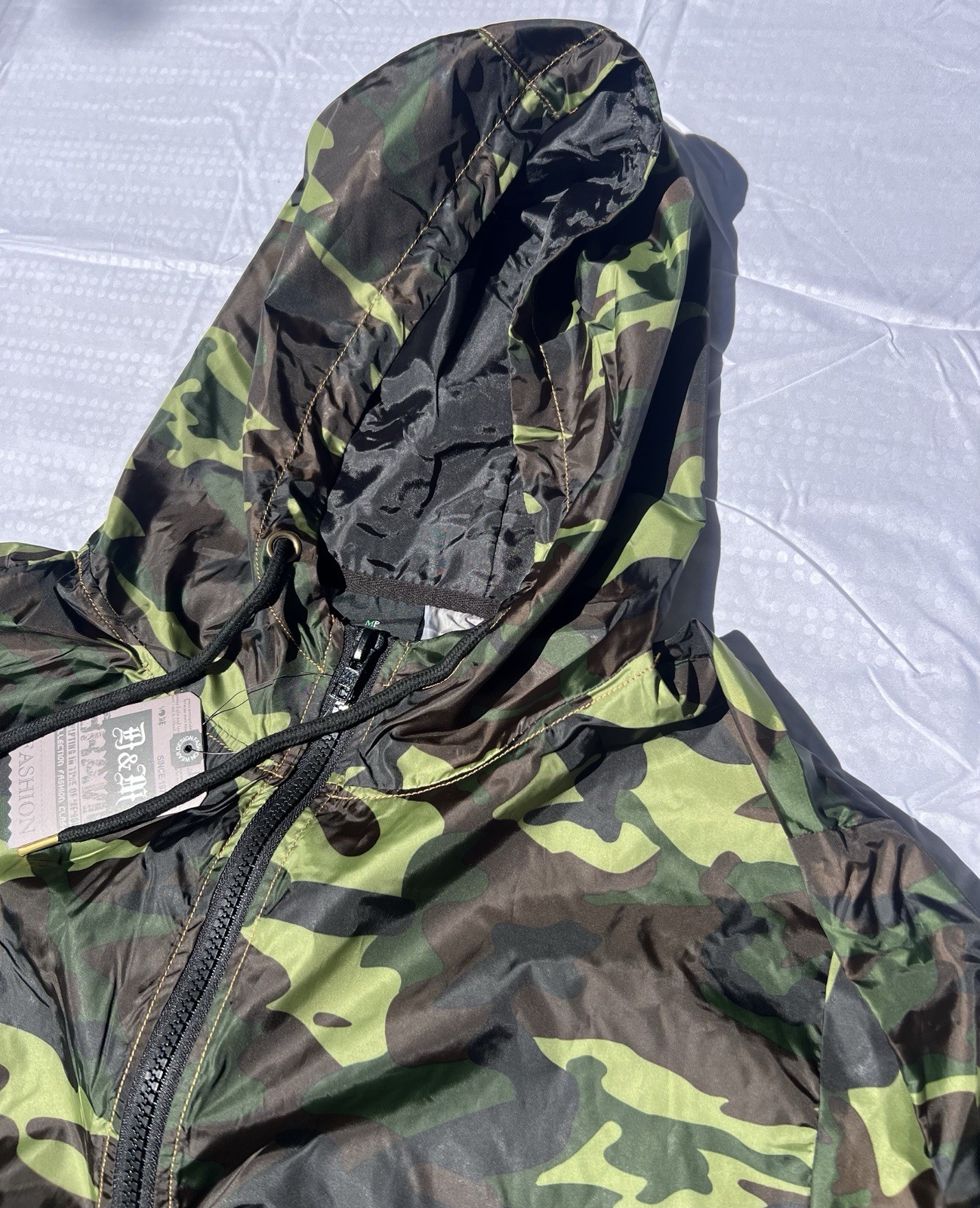 The Ghostface Camo windbreaker Hoodie jacket men