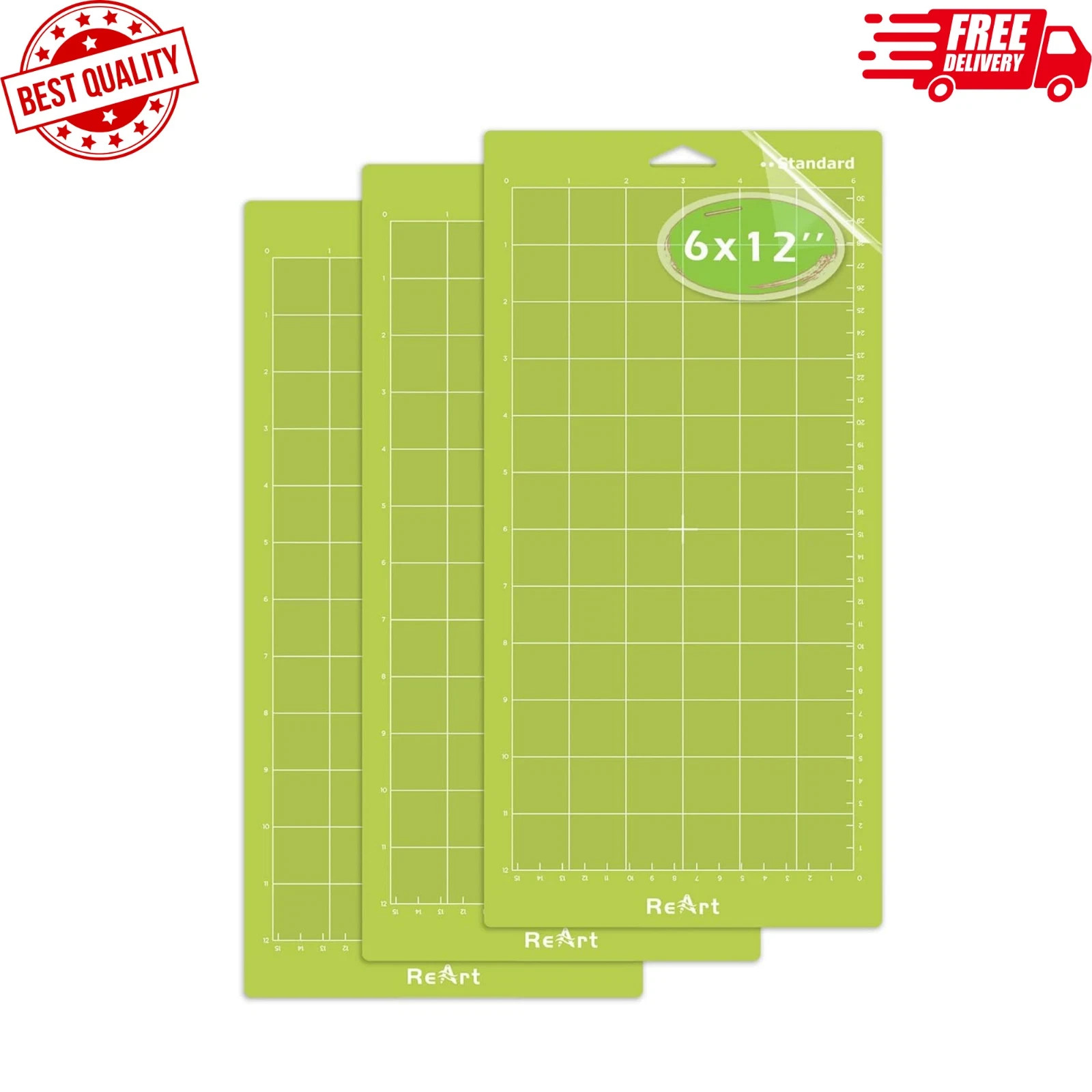 3 Pack 6x12 Cutting Mat Standard Grip For Cricut Expression | Free Ship