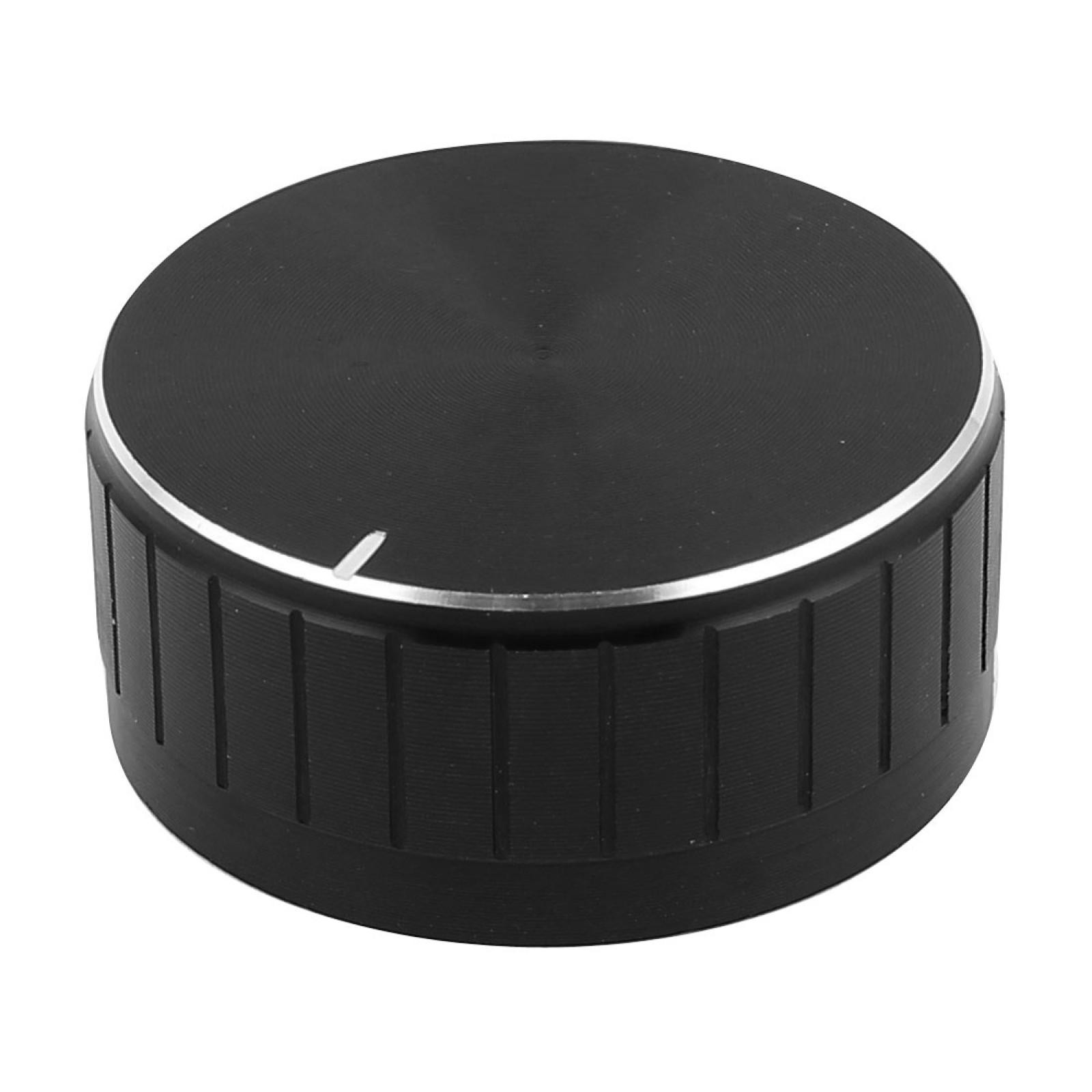 Black Plastic Potentiometer Rotary Control Knobs Caps 17x40mm