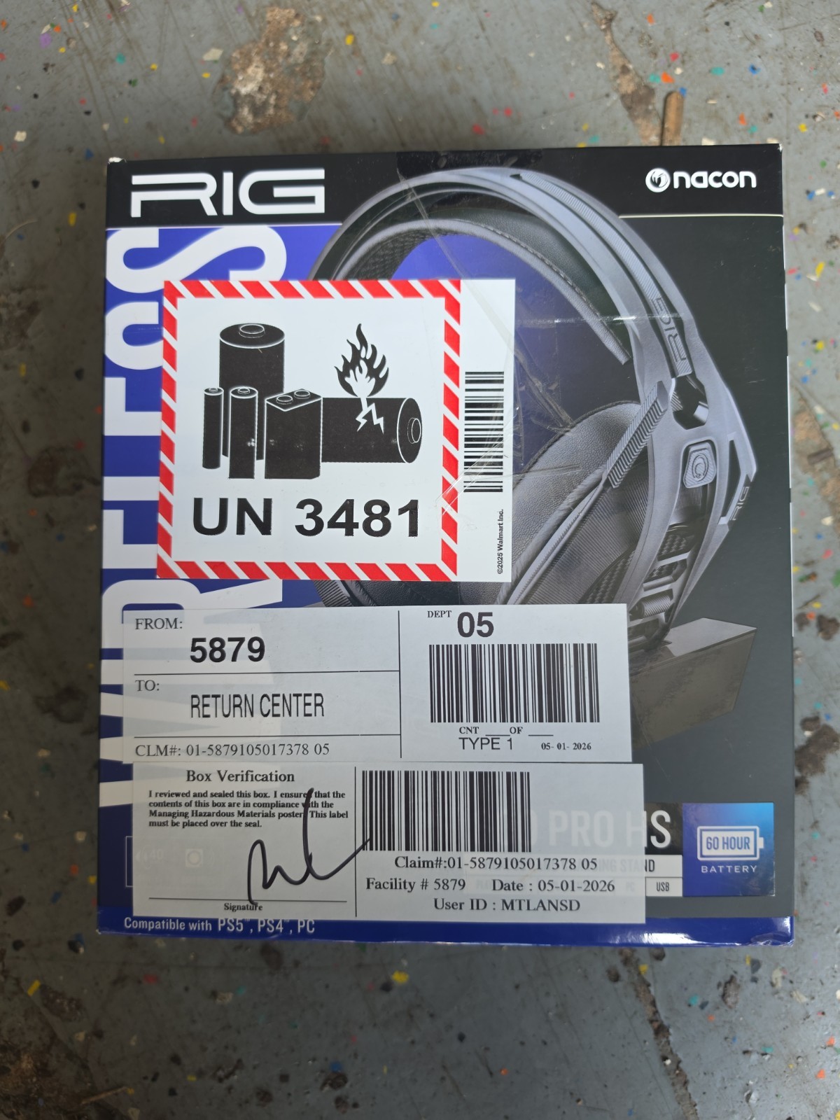 RIG 800 Pro HS Wireless Gaming Headset - Black