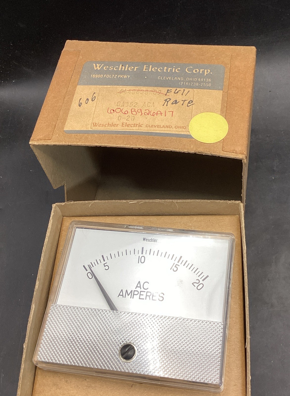 Westinghouse GA352 606B926A17 Ac Amperes