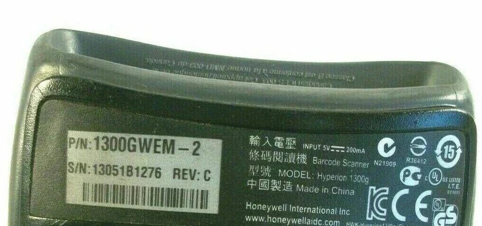 Honeywell 1300GWEM-2 Handheld Barcode Scanner 1300g