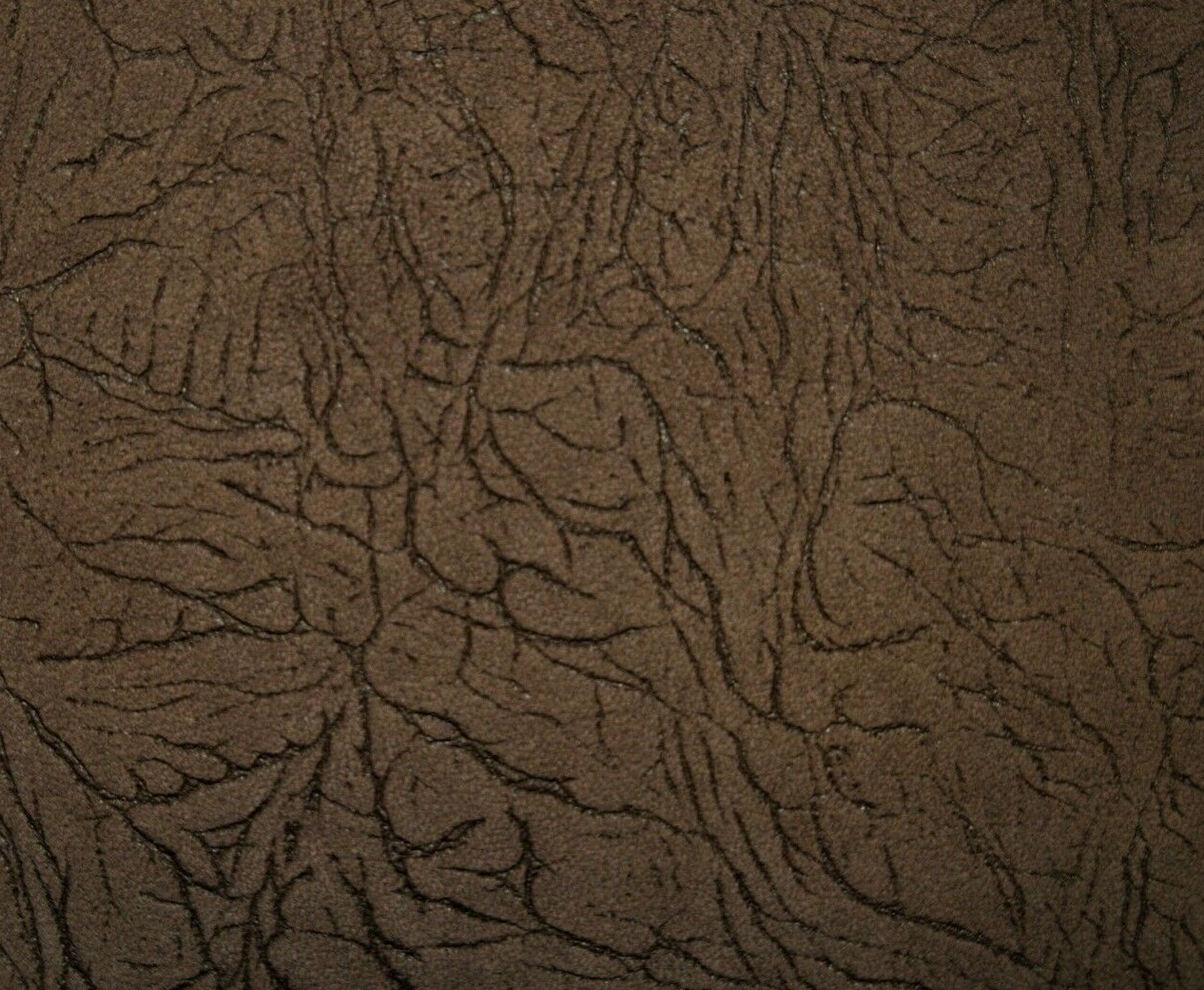 45 sf. Brown Shrunken Nubuck Nu Buck Suede Whole Cow Hide Leather Skin LI g