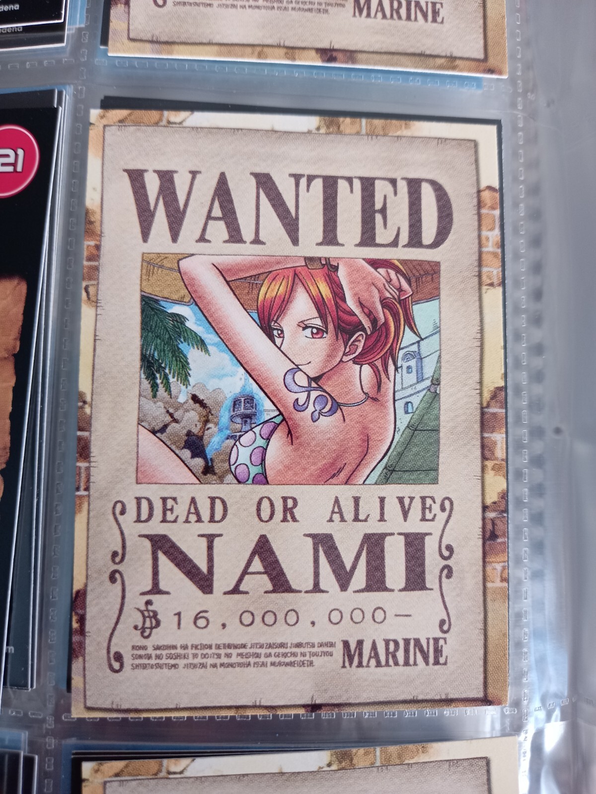 ONE PIECE PANINI CARD TRADING CARD EPIC JOURNEY n 122